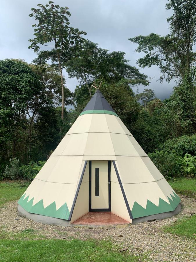 فندق Bosque De Aventura & Glamping Refugio Del Bosque لا ميسا المظهر الخارجي الصورة