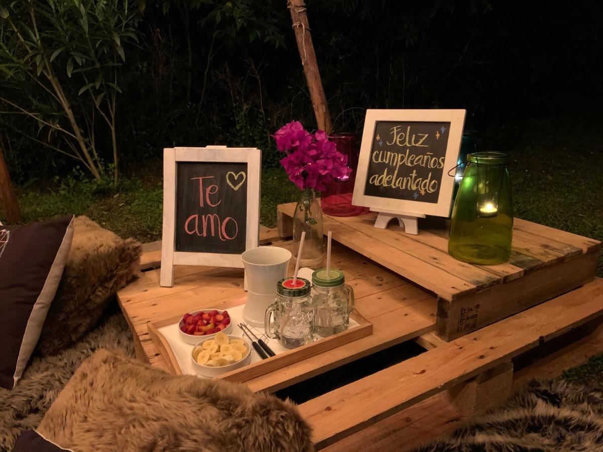 فندق Bosque De Aventura & Glamping Refugio Del Bosque لا ميسا المظهر الخارجي الصورة